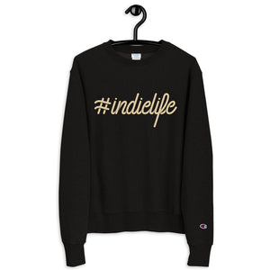 Classic "Hashtag Indie-Life Champion Crewneck Sweatshirt