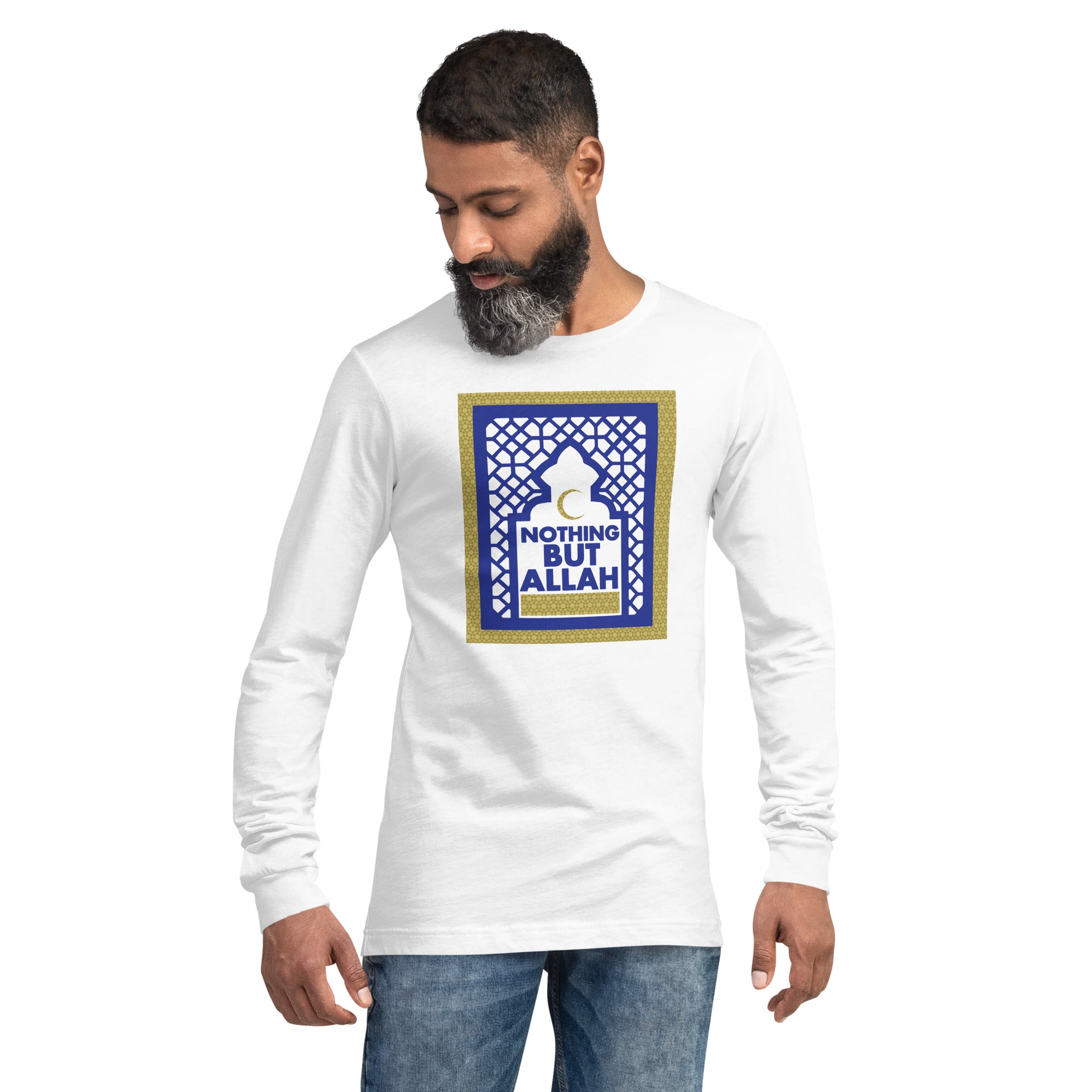 Nothing But Allah Arch Unisex Long Sleeve Tee