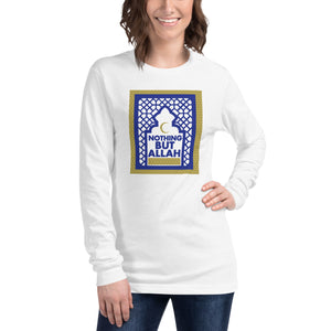 Nothing But Allah Arch - Unisex Long Sleeve Tee
